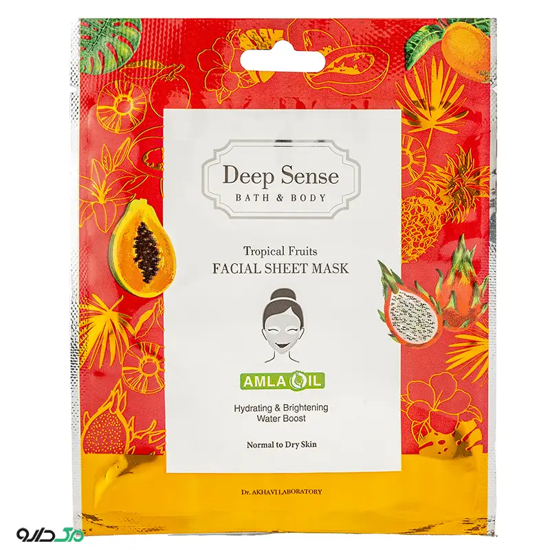 ماسک صورت نقابی تروپیکال دیپ سنس